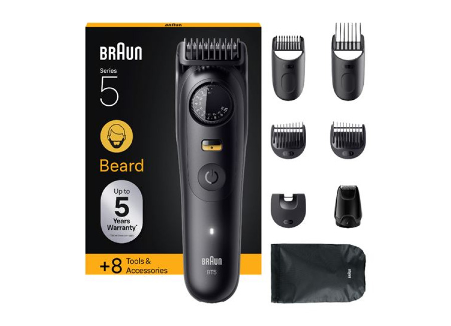 Recortadora De Barba Braun Bt5560 8 En 1 Series 5 Beard