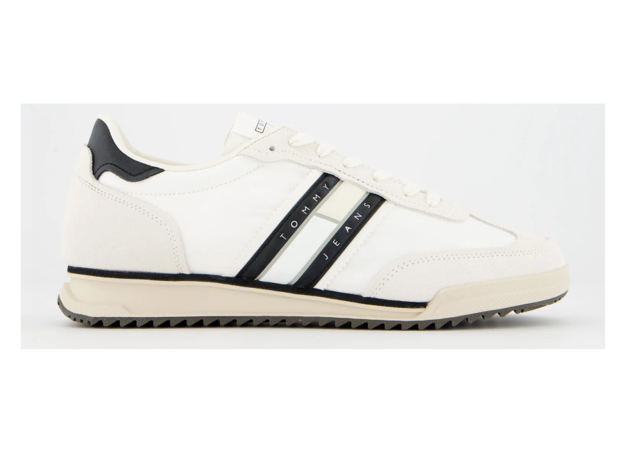 Tommy Hilfiger Zapatillas blancas running de piel Tommy Hilfiger, 44