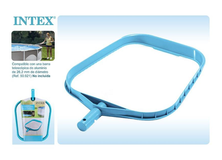 Intex- RED RECOGE HOJAS PARA MANGO DE 26,2MM DIAMETRO INTEX RED RECOGEHOJAS PISCINA limpieza piscinas red para piscina (No viene el palo) calidad garantizada Intex