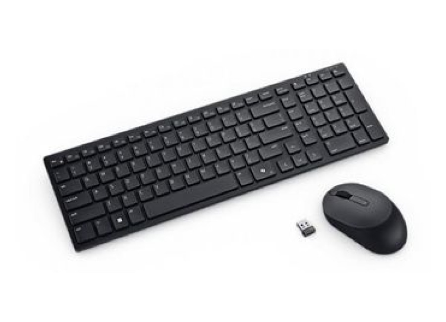 Dell Km555 Teclado Ratón Incluido Universal Rf Wireless + Bluetooth Qwerty Internacional De Ee.uu. Negro