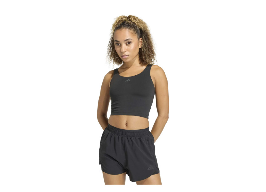 Camiseta de tirantes para mujer adidas Studio All Me 3-Stripe