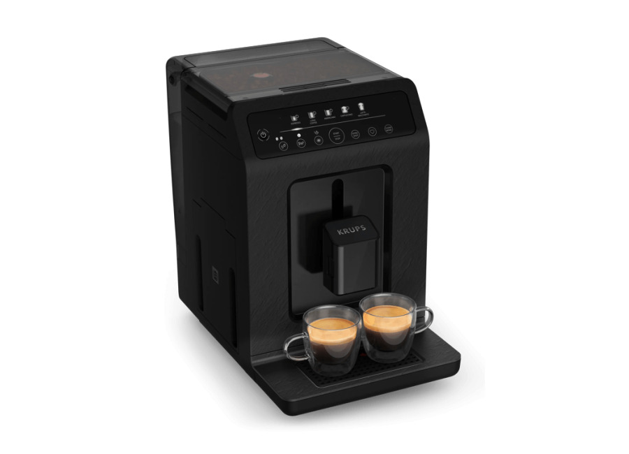 Moulinex Evidence Eco-Design 050, Cafetera Cappuccino y Espresso Automática, 1450 W, 5 Preajustes de Bebida, Sabor Óptimo, Negro