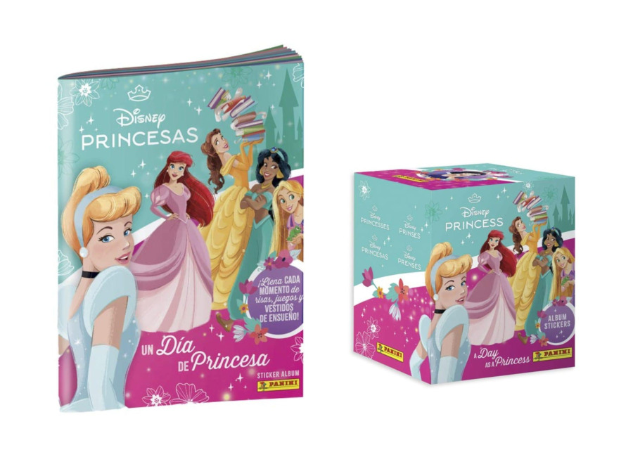 Panini – Álbum de cromos Disney Princess Un Día de Princesa con 250 stickers para coleccionar