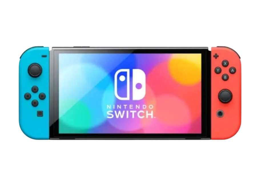 Nintendo Switch V2 Azul Neón/Rojo Neón Renovado – Estado Excelente