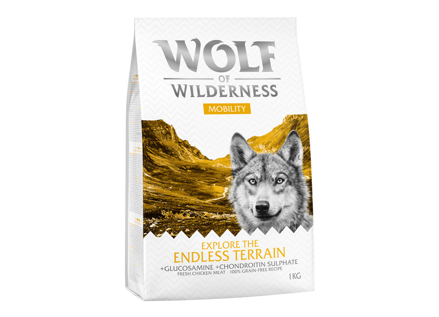 Wolf of Wilderness «Explore The Endless Terrain» Mobility, sin cereales – 5 x 1 kg