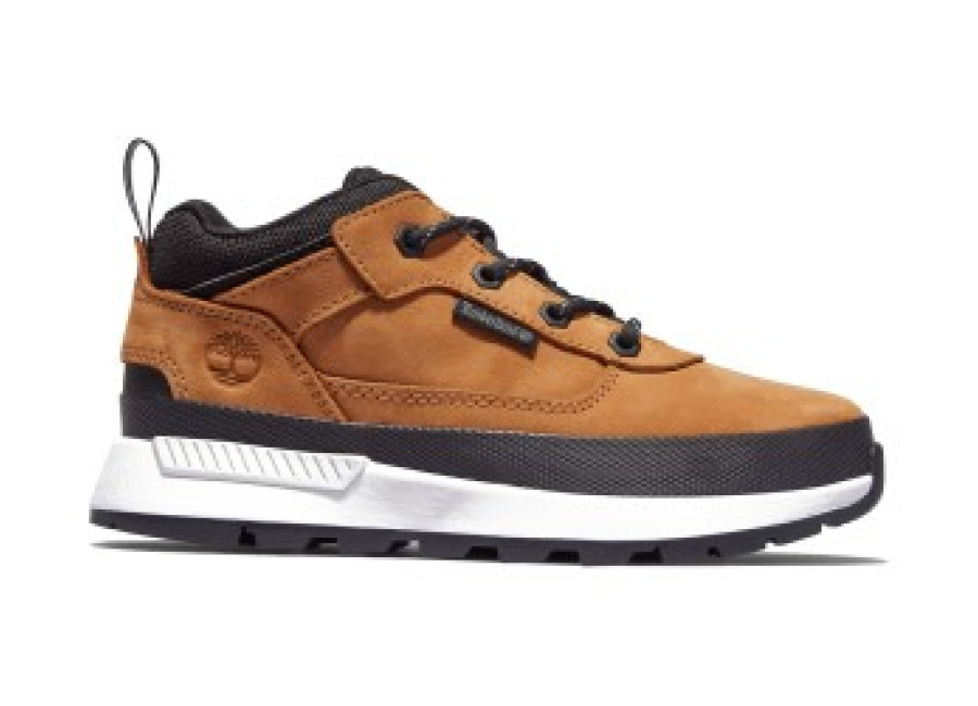 Timberland para niño. TB0A2GN12311 Zapatillas de piel con cordones Field Trekker amarillo (36), Plano, Casual, moda infanti