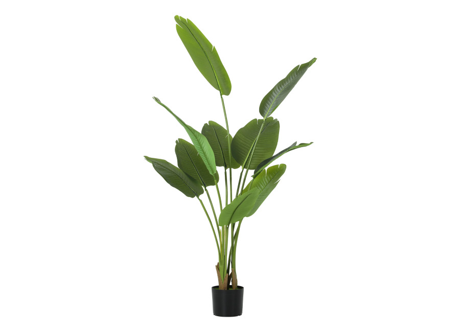 HOMCOM Planta Artificial de Interior, Árbol de Plátano Artificial de 30 cm con Maceta de Plástico…