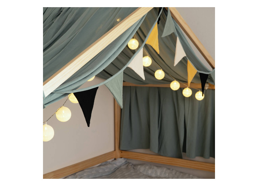Home Deluxe Set decoración cuna VELINDO Caqui