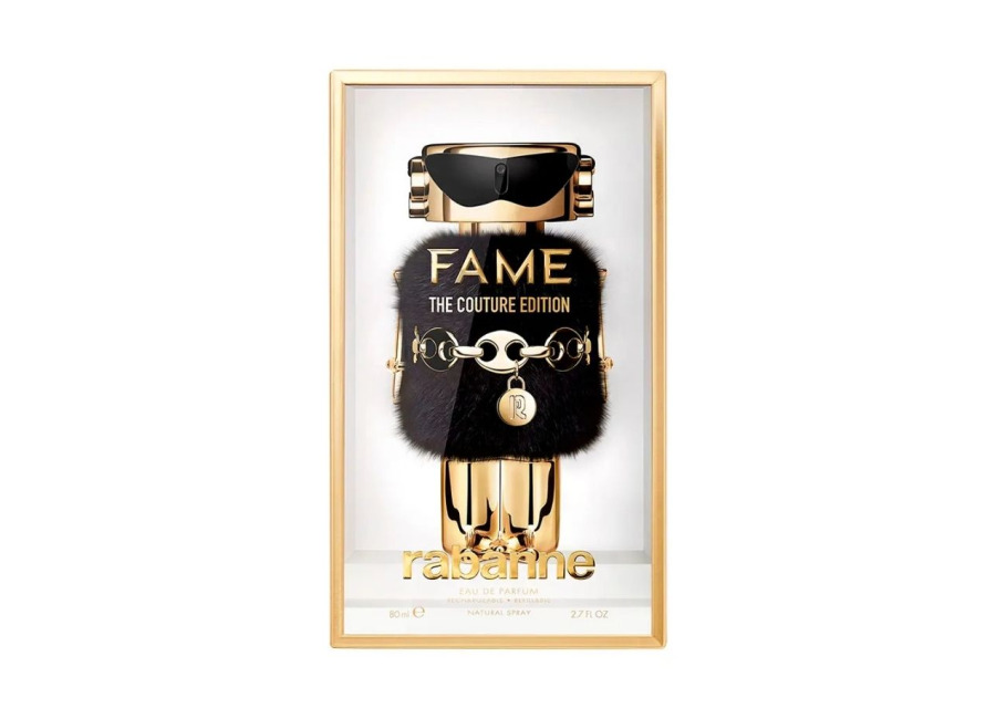 Paco Rabanne – Fame The Couture Edition Eau de Parfum 80 Ml. | Perfume para mujer. Edición Limitada, Mango Jugoso, Jazmín Radiante, Incienso Cremoso y Vainilla. Fragancia Femenina Floral Amaderada Elegante, Lujosa y Vanguardista