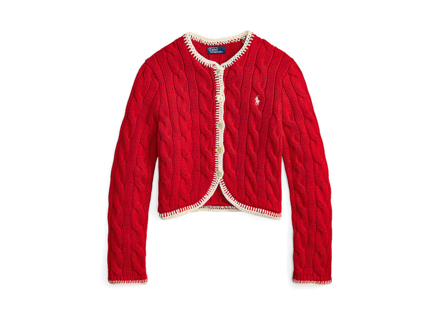 POLO RALPH LAUREN Cárdigan rojo