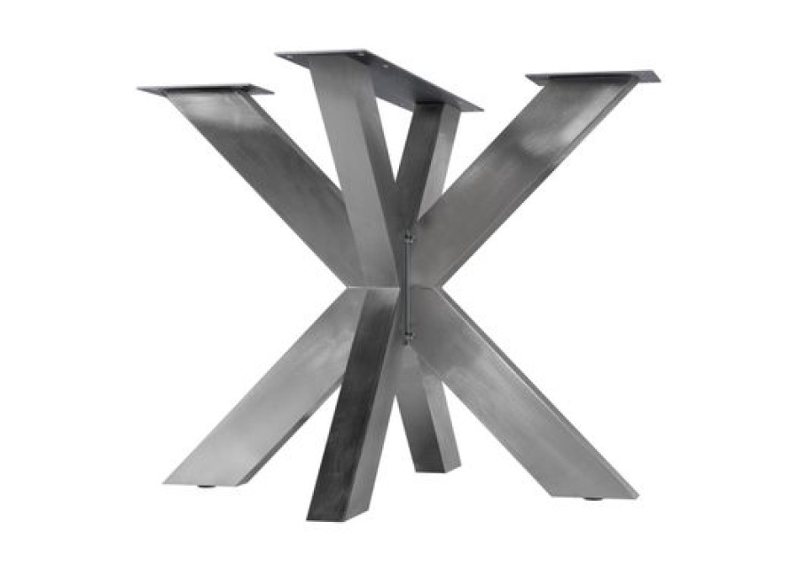 Base Para Mesa Duncan De Acero Inoxidable Acero Inoxidable 85x85x71 Cm Clp