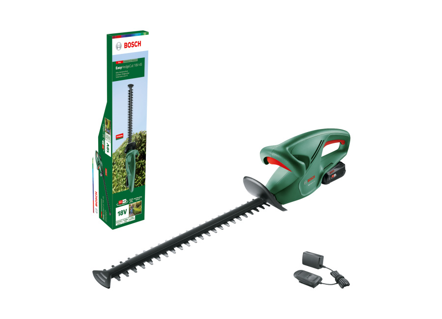 BOSCH 0600849H02 Tijeras cortasetos a batería EasyHedgeCut 18-45 (Incluye batería y cargador)