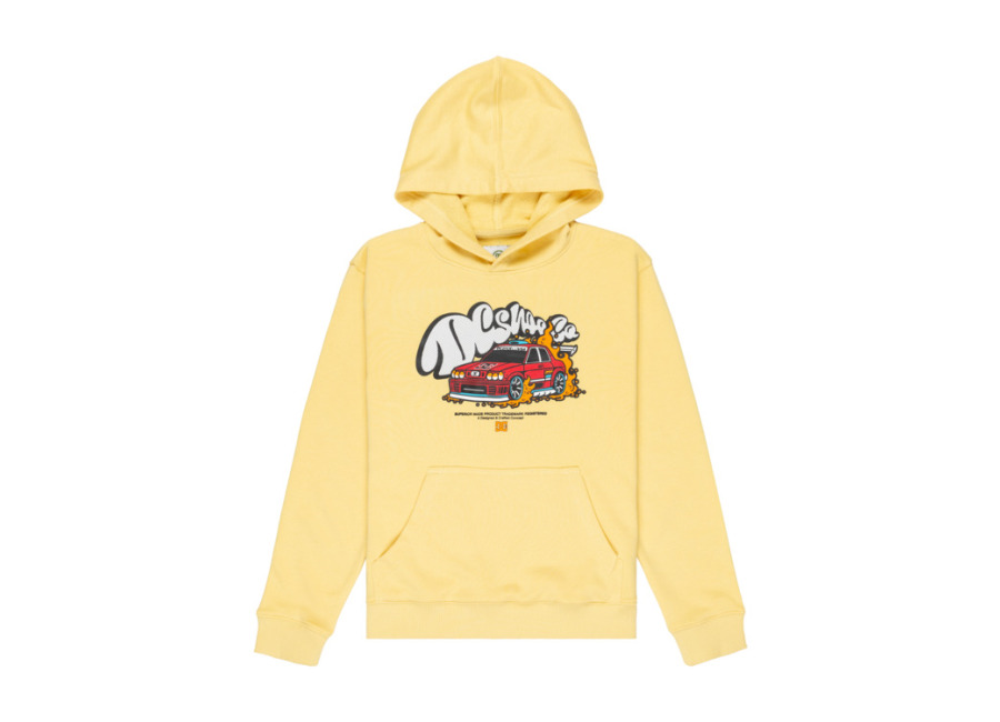 14/L Tire Fire – Sudadera con capucha Amarillo chicos 8-16