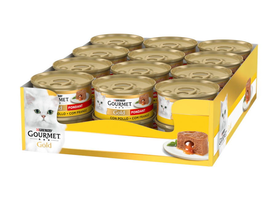 Gourmet 48 latas x 85 g Gourmet Gold Fondant Pollo en Paté lata para gatos ¡Pack ahorro!