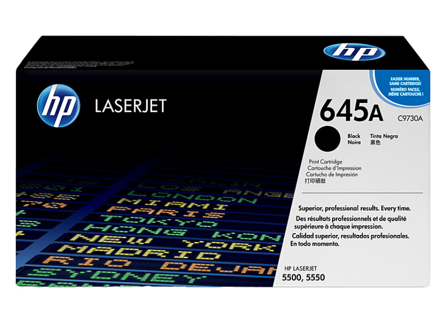 Tóner – HP 645A LaserJet, Negro, C9730A