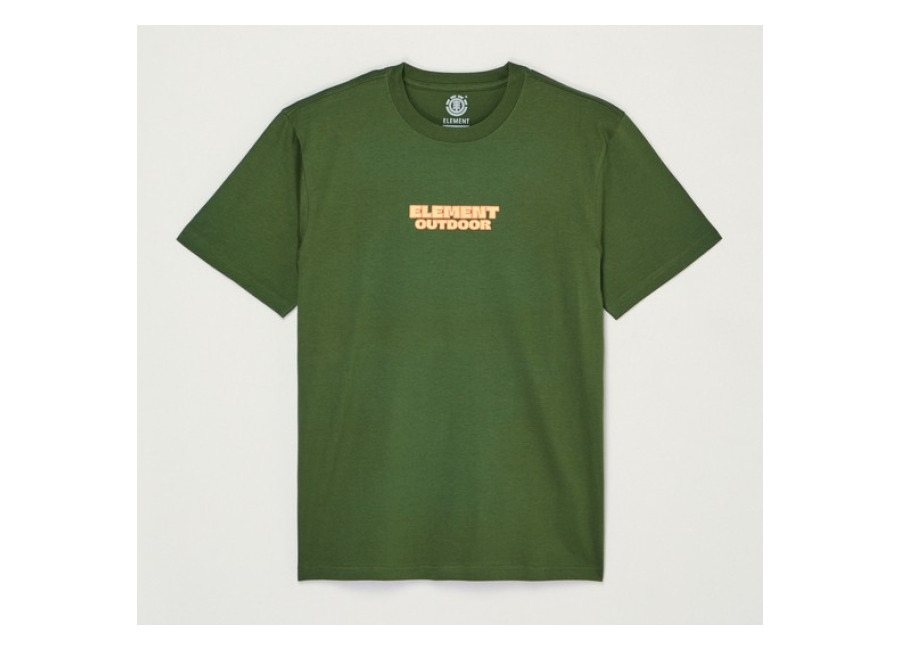element Bronze Green To The Top – Camiseta de manga corta Verde Hombre