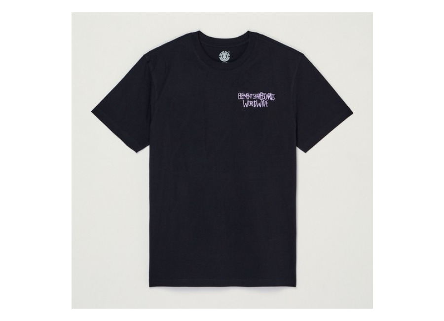element Flint Black Couching – Camiseta de manga corta Negro Hombre