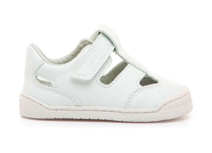 Mustang – Zapatillas deportivas para niña modelo Barefoot Mustang 49343, cómodas y ligeras, diseño blanco clásico para uso diario en colegio y ocio