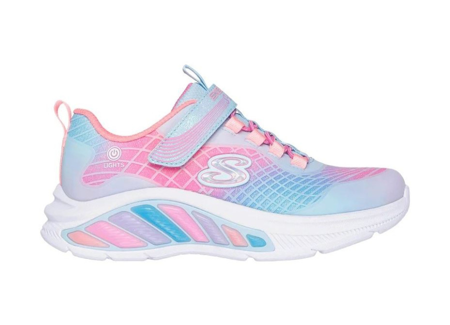 Zapatillas Skechers Rainbow Cruisers – Rainbow Re Niña Light Blue Synthetic