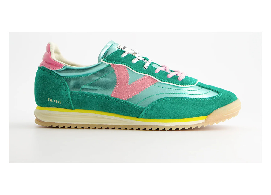 Victoria Zapatillas retro en ante metalizadas – Victoria Saturno, 36