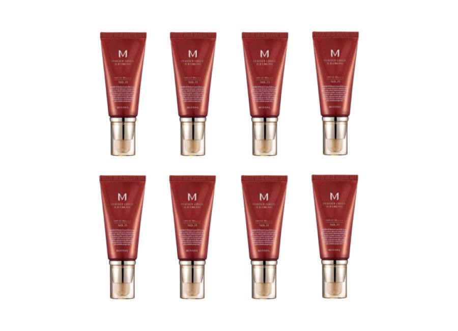 MISSHA M Perfect Cover BB Cream – 50ml – #21 Light Beige (8ea) Set