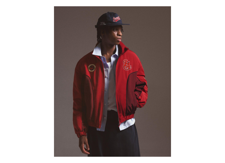 Cazadora Cremallera Print Rojo