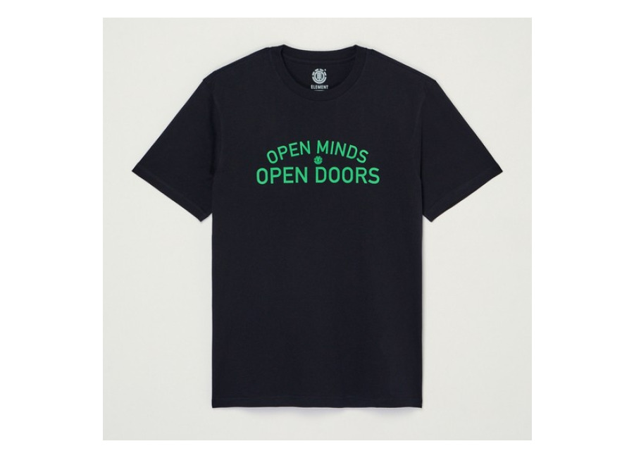 element Flint Black Open Mind – Camiseta de manga corta Negro Hombre