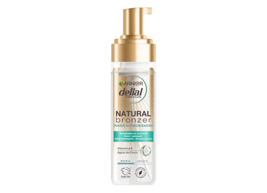 ¡31% DTO! Delial Natural Bronzer Mousse Autrobronceadora 200 ml