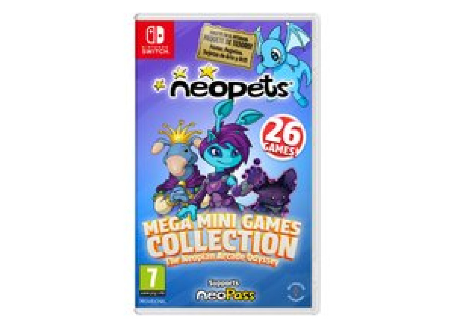 Neopets Mega Mini Games Collection The Neopian Arcade Odyssey Day One Edition Switch (SP)
