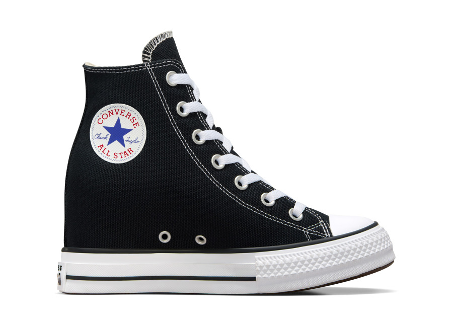 Converse Ctas Wedge Hi Black/red Black/red/navy | Zapatillas Deportivas Outlet | Mujer | Negro