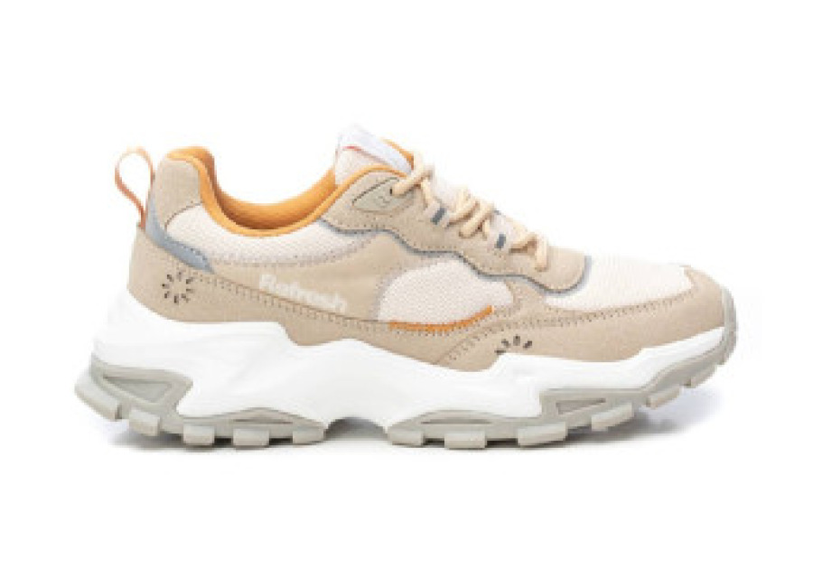Refresh para mujer. 17240403-BEIGE Zapatillas 172404 beige (37), Plano, Cordones, Casua