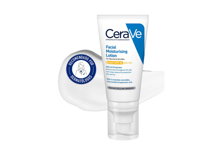 Cerave Loción Hidratante Facial Spf30 52 ml