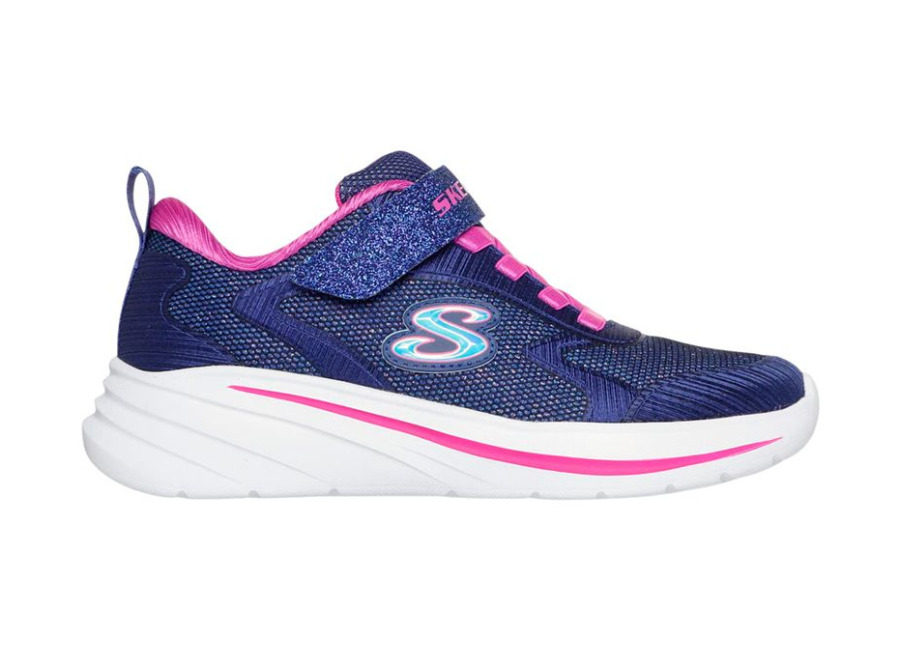 Zapatillas Skechers Wave 92 Navy Knit Niña Azul Marino