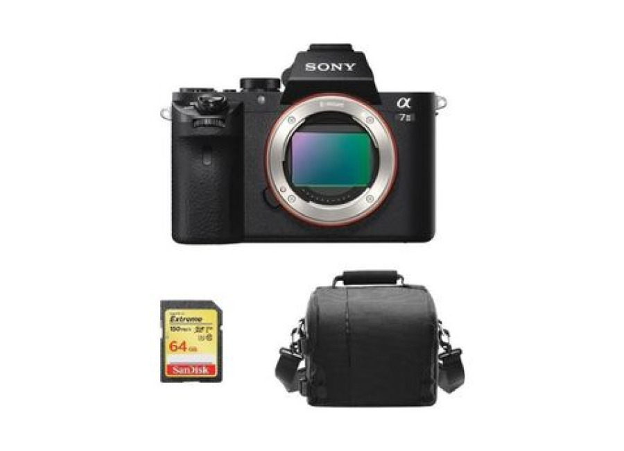 Sony A7 Ii Body + 64gb Sd Card + Camera Bag