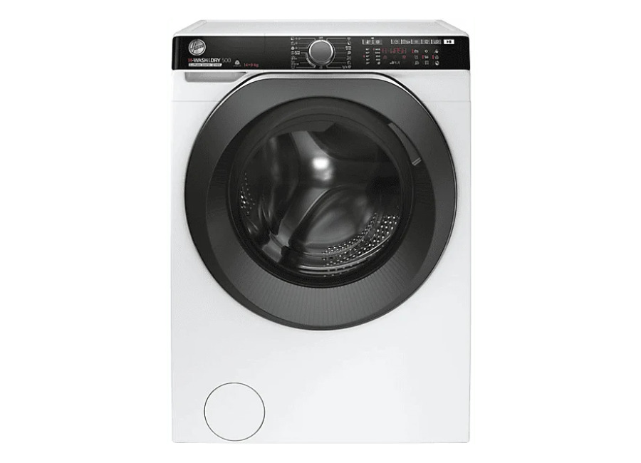 reacondicionado seminuevo funcional lavadora secadora – hoover h-wash&dry 500 hdp 4149ambc/1 , 14kg+9kg, 1400rpm, wi-fi, vapor, inverter, blanco