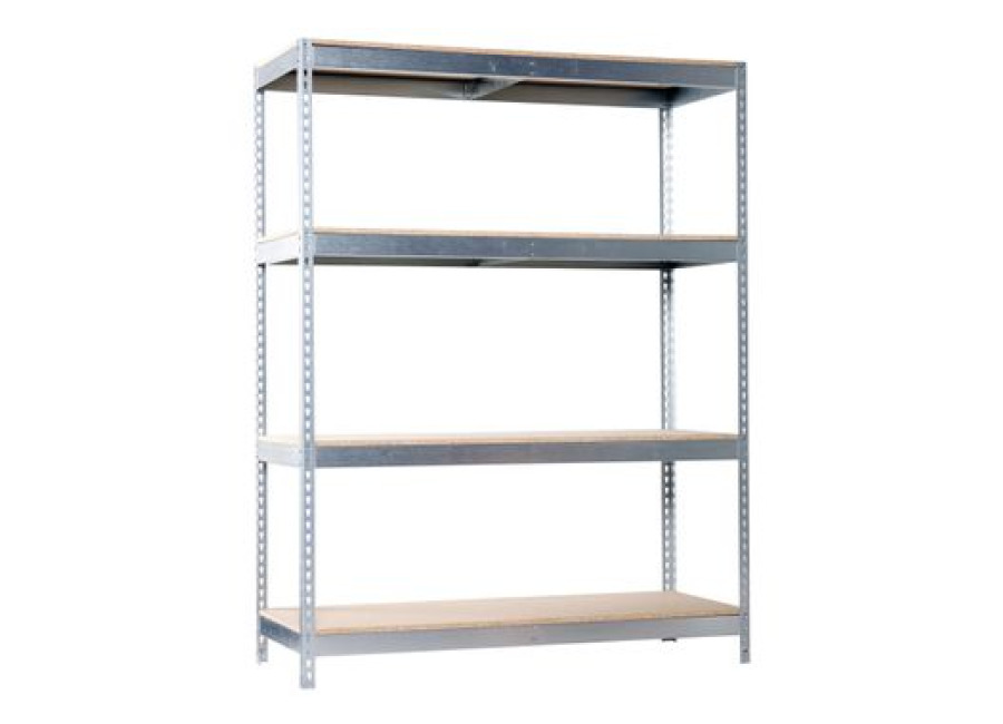Estanteria Media Carga Ecoforte 1804-4 Chipboard Galva 2000x1800x450 Mm