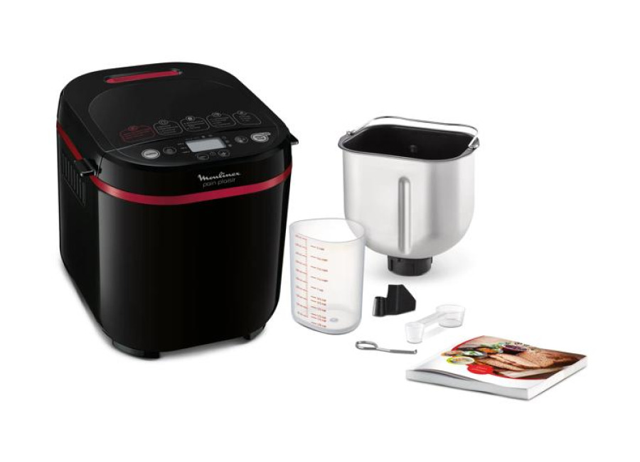Moulinex Pain & Plaisir, Panificadora, 1 kg, 17 programas, Pan casero, Panificadora para Celíacos