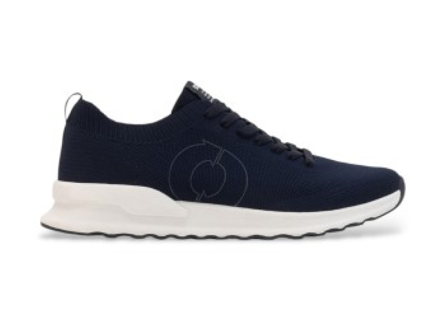 Ecoalf para hombre. MCMSHSNCONDEYR28S25-171 Zapatillas Conde marino (45), Plano, Cordones, Casual, Sostenible