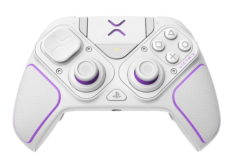 Pdp REACONDICIONADO Seminuevo Bueno Mando PS5 – PDP Victrix Pro BFG, Para PlayStation 5, PS4 y PC, Con o sin cable, 20h de autonomía, 2000 mAh, Blanco