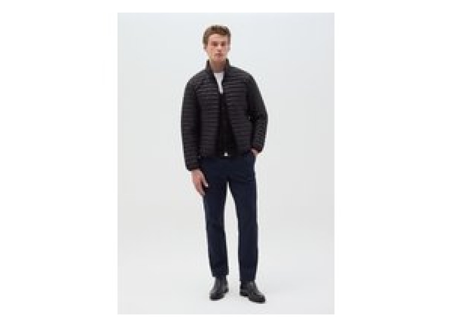 Ovs Plumas Con Cremallera Ultraligero Guateado, Hombre, Negro, Talla: