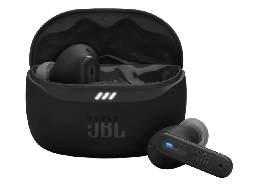 Jbl Auriculares True Wireless – JBL Tune Beam 2, 48 h Autonomía, IP54, Cancelación de ruido, Ergonómico, Negro