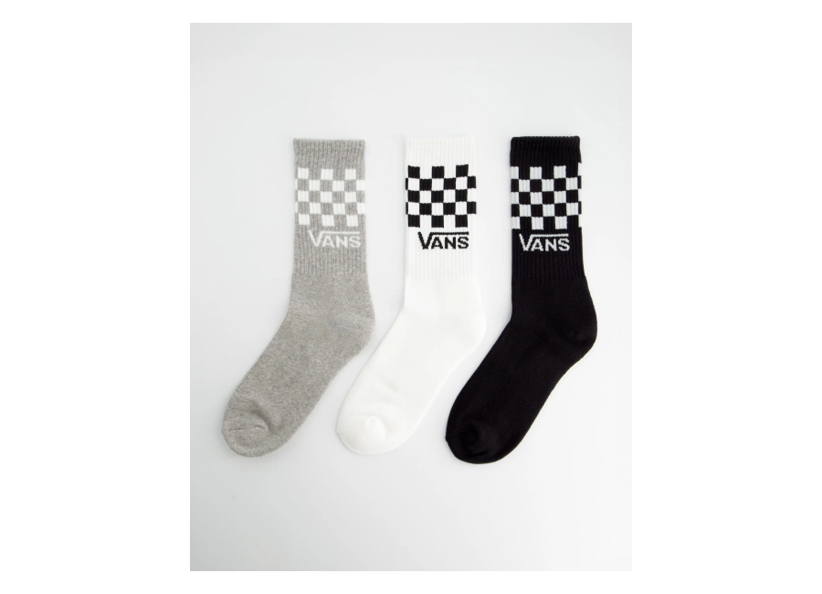 Vans Pack de tres calcetines altos – Vans Classic Crew, 35
