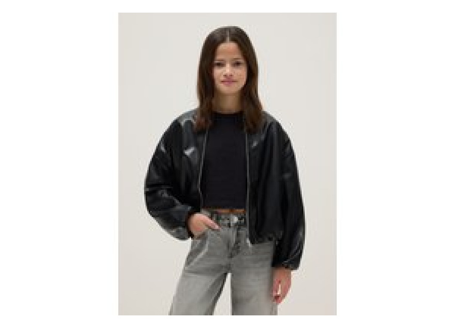 Ovs KIDS, Chaqueta Bomber Negra Para Chica De Talla Grande, Niña, Gunmetal, Talla: 13-14