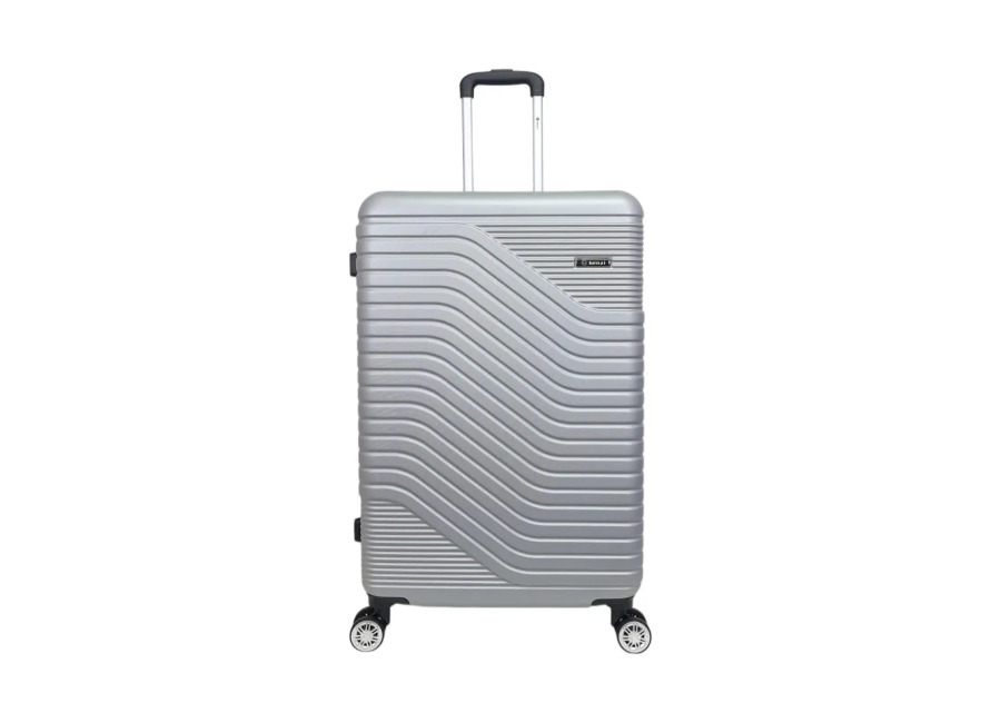 Maleta de Viaje Barata Grande Benzi BZ5747 Gris Plata de 76 X 47 X 27 cm…