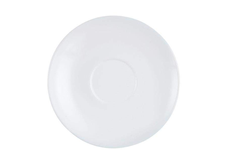 Arcoroc Juego de 6 platos de té opal 13cm Restaurant Arcoroc