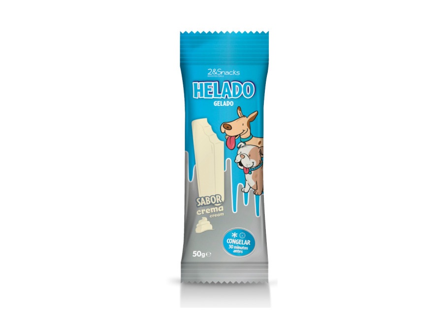 2&Snacks 4 uds. 2&Snacks Helado de Crema para perros ¡Pack ahorro!