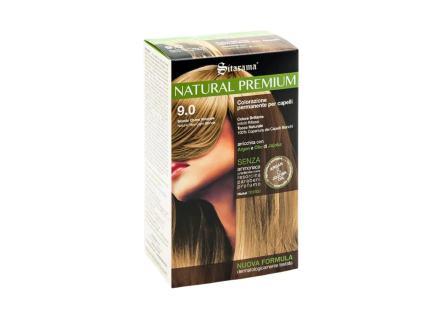 Sitarama Naturidea 9.0 Coloración Permanente Delicada Rubio Clarísimo Naturale Luminoso y Uniforme Promoción