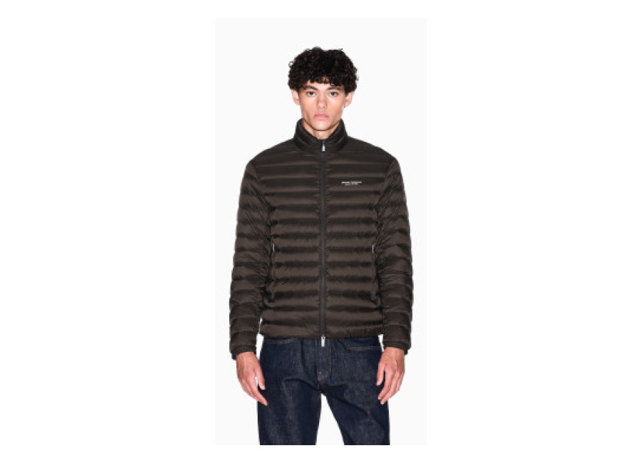 A|X Armani Exchange A X Armani Exchange para hombre. Chaqueta Name marrón (XXL), Casual, Poliamida