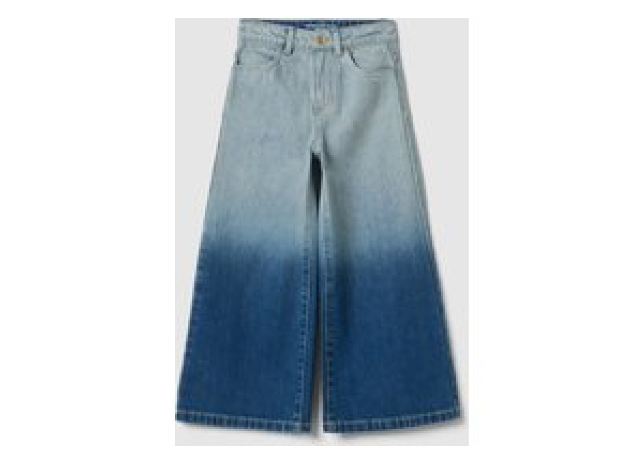 Republic OF DENIM, Vaqueros Multicolor Súper Anchos De Puro Algodón Para Niña, Niña, Azul Cielo/Azul, Talla: 4-5