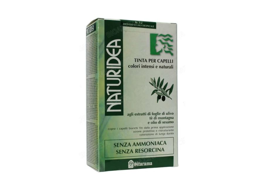 Sitarama Naturidea 6.32 Coloración Permanente Delicada Rubio Oscuro Dorado Cobrizo Intenso y Luminoso Promoción